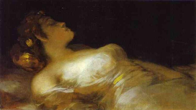 Francisco Jose de Goya Sleep oil painting image